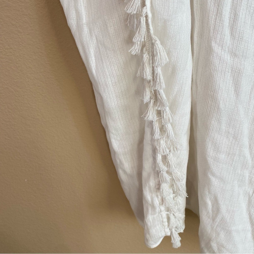 Walter Baker New One Size Acapulco Kaftan Cover Up in Ivory Vacation Resortwear - Picture 7 of 12